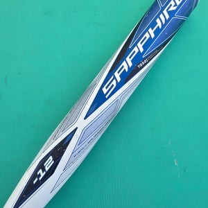 White 2020 Easton Sapphire Alloy Bat (-12) Alloy 20 oz 32"