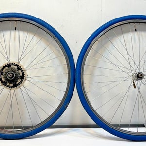 Trek Matrix 550 7-Speed 36-Steel Spoke Black Aluminum 700C Wheelset Kenda Tires