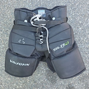 Black Intermediate Medium Vaughn SLR4 Hockey Goalie Pants