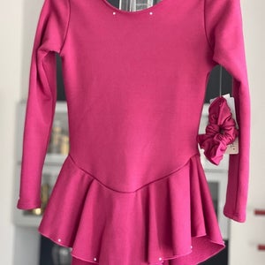 Long Sleeve Warm Figure Dress, Child’s Large