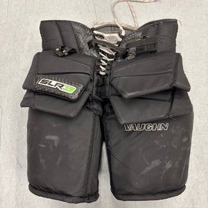 Black Senior Small Vaughn Ventus SLR3 Hockey Goalie Pants (Used)