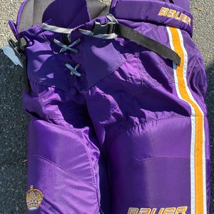 Purple Senior XL Bauer HP Pro Hockey Pants Pro Stock (New)