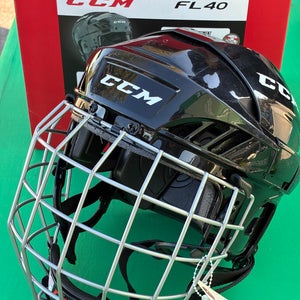 Black Large CCM FL40 Helmet (New)