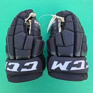 Black Senior CCM Pro Model Gloves 14" (Used)