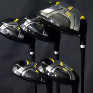 WILSON PROSTAFF SET DRIVER (43.5"), 3 & 5 WOODS (42 & 39") 3 & 4 H, RH, REG FLEX