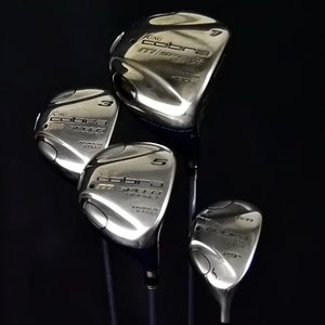 KING COBRA SPEED OFFSET SET DRIVER (43"), 3&5 WOODS (41"), 5 HYBRID, RH, L FLEX