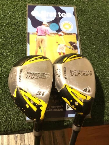 Golden Bear TR-261 Hybrids Set (3H & 4H) Medium HPC-70 Ultra Light Graphite