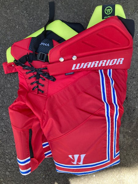 Red Senior Small Warrior alpha Hockey Pants (Used)