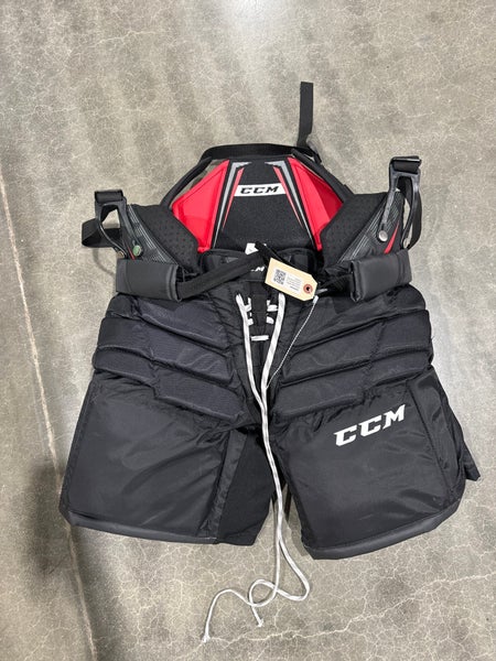 Black Intermediate Large CCM Axis 1.9 Hockey Goalie Pants (Used)