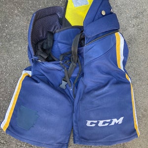 Blue Senior Small CCM HPTK Hockey Pants (Used)