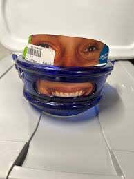 E-Mask Batting Helmet Cage- Black and Clear