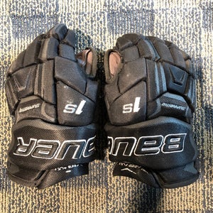 Bauer Supreme 1S Gloves Black 11"