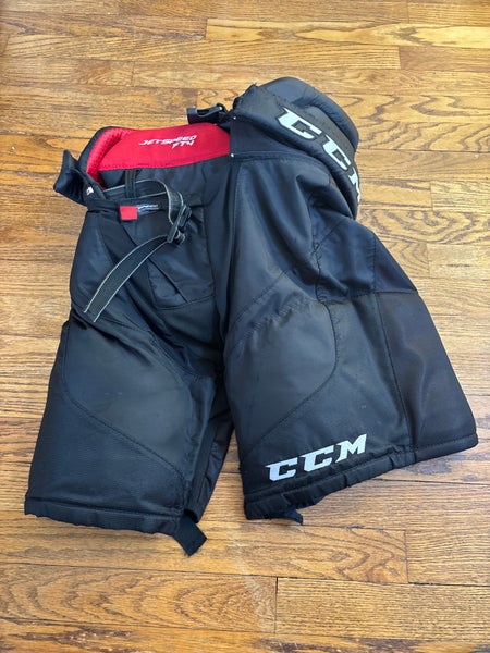 Black CCM Jetspeed FT4 Hockey Pants (Used Senior Small)