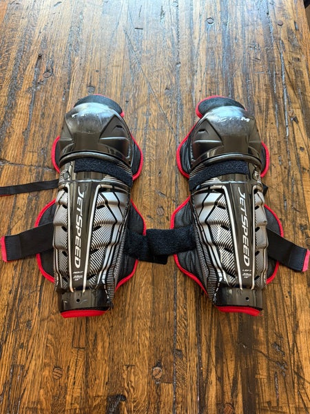 CCM Junior JetSpeed FT350 13" Shin Pads Lightly Used
