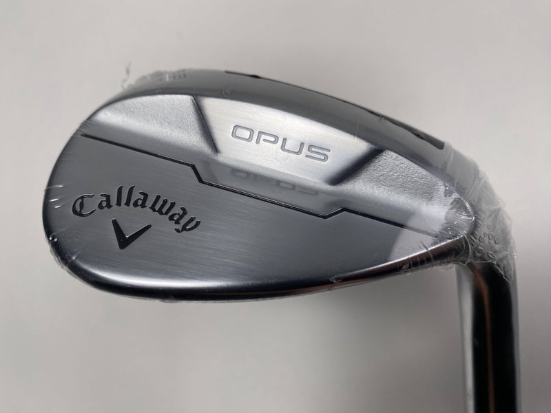Callaway Opus Brushed Chrome Wedge 58* 6 Dynamic Gold Mid Wedge Steel RH NEW