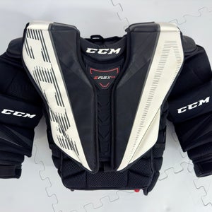 CCM Eflex 5.9 Goalie Chest Protector, Intermediate Small, Special Black Colorway (Used)