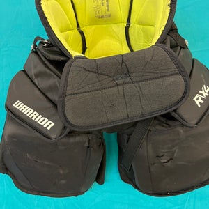 Black Intermediate Small Warrior Ritual X4 E Hockey Goalie Pants (Used)