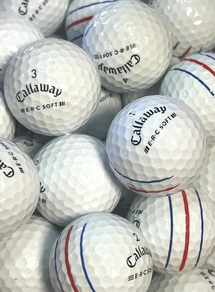 12 Near Mint AAAA White Callaway ERC-Soft Used/ Recycled Golf Balls