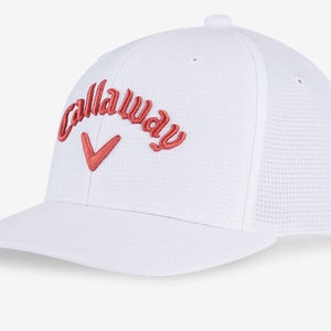 NEW 2024 Callaway Performance Pro White/Dusty Rose Adjustable Golf Hat/Cap