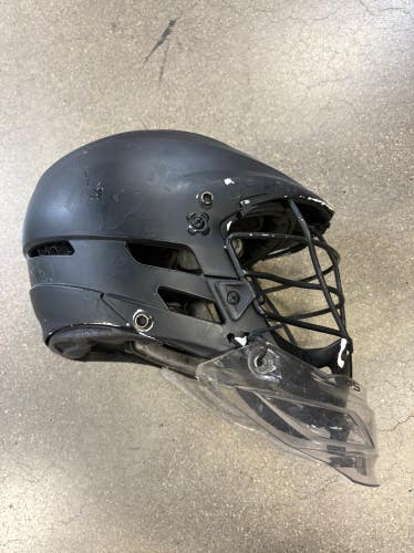 Black Adult Goalie Cascade Pro-7 Helmet | No Chin Strap (Used)