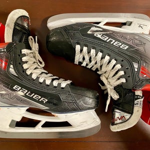 Bauer Vapor X5 Pro Intermediate Hockey Skates Size 5.5 Fit 2 with Aetrex Orthotics