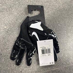Black Small Youth Nike Vapor Jet Gloves (New)