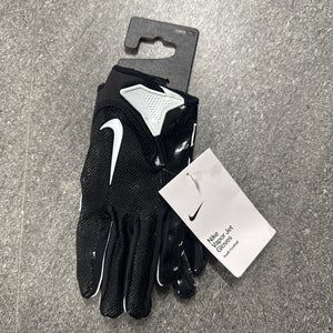 Black Large Youth Nike Vapor Jet Gloves (New)
