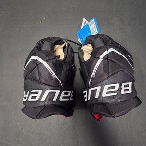 Bauer Vapor Flypro Gloves Intermediate 13" (New) black/white