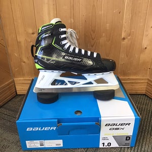 Bauer GSX Hockey Goalie Skates Regular Width Size 1 (New)