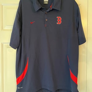 Men's XL Nike MLB Boston Red Sox DRI-FIT polo shirt