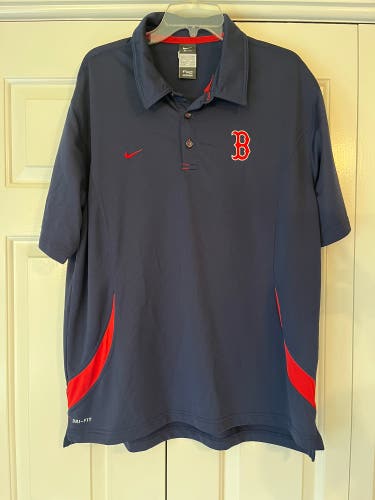 Men's XL Nike MLB Boston Red Sox DRI-FIT polo shirt