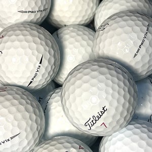 24 Near Mint AAAA Titleist Pro V1x Recycled-Used Golf Balls...Asst. Model Years