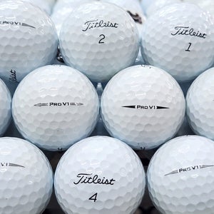 24 Near Mint AAAA Titleist Pro V1 Recycled-Used Golf Balls...Asst. Model Years