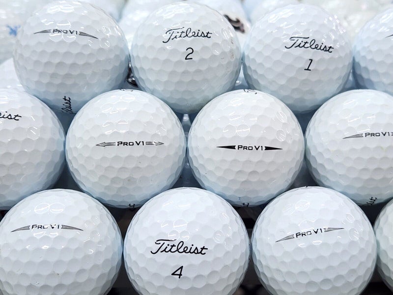 24 Near Mint AAAA Titleist Pro V1 Recycled-Used Golf Balls...Asst. Model Years