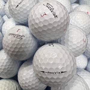 12 Titleist Pro V1x Left Dash Near Mint AAAA Used Golf Balls