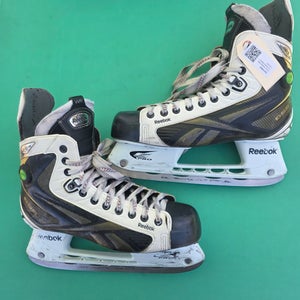 Senior Reebok White k Hockey Skates 10 (Used)