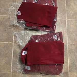 Pack of 10 All Burgundy (red-purple-Colorado) Senior Large Hockey Socks