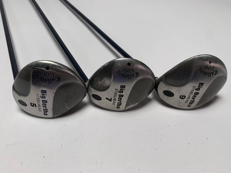Callaway Steelhead Wood Set 5 7 9 | 18* 21* 24* Ladies Gems 99 Ladies RH