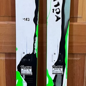 Volkl Shiro 183 Skis Without Bindings (Used)