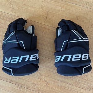 Almost New! Black Bauer NSX Gloves 12" (Used)