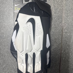 White XXL Adult Nike D-Tack Football Gloves (New)