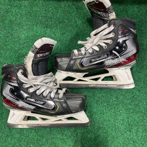 Intermediate Bauer Vapor 2X Pro Hockey Goalie Skates (Regular) | Size 5 (Used)