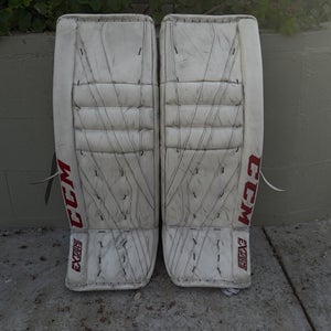 32"  2017 CCM Extreme Flex III Pro Goalie Leg Pads Pro Stock (Used)