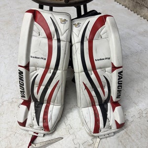 26"  2012 Vaughn Velocity V5 Goalie Leg Pads (Used)