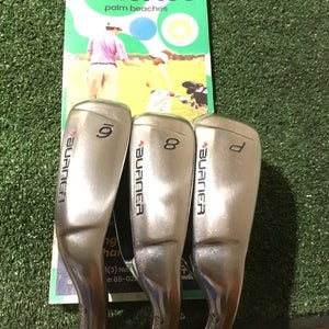 Taylormade Burner Superlaunch Irons Set (6i, 8i, PW) Club Masters A-12 Graphite
