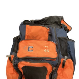 Used BoomBah ORANGE AND BLUE WHEELED BB/SB Player Wheeled Bag Royal Blue And Orange 11884-S000047814