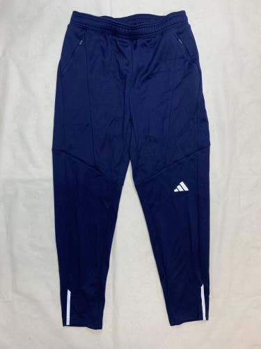 Adidas D4T Training Pant Women's Small Navy Blue Zip Pockets