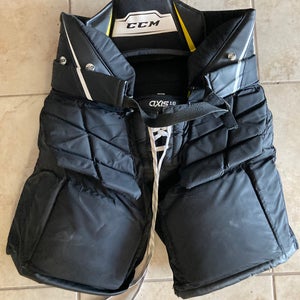 Black Intermediate Medium CCM Axis 1.9 Hockey Goalie Pants (Used)