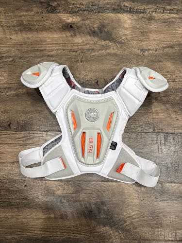 Adult Medium Warrior Burn Lacrosse Shoulder Pads (Used)