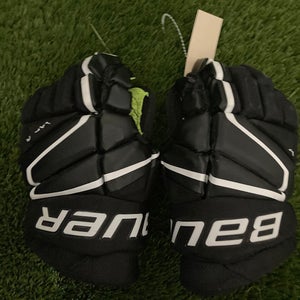 Black Junior Bauer Vapor 3X Gloves 11" (Used)